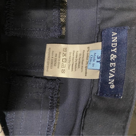 Andy & Evan Dark Blue Boys 3T Pants - Picture 4 of 4